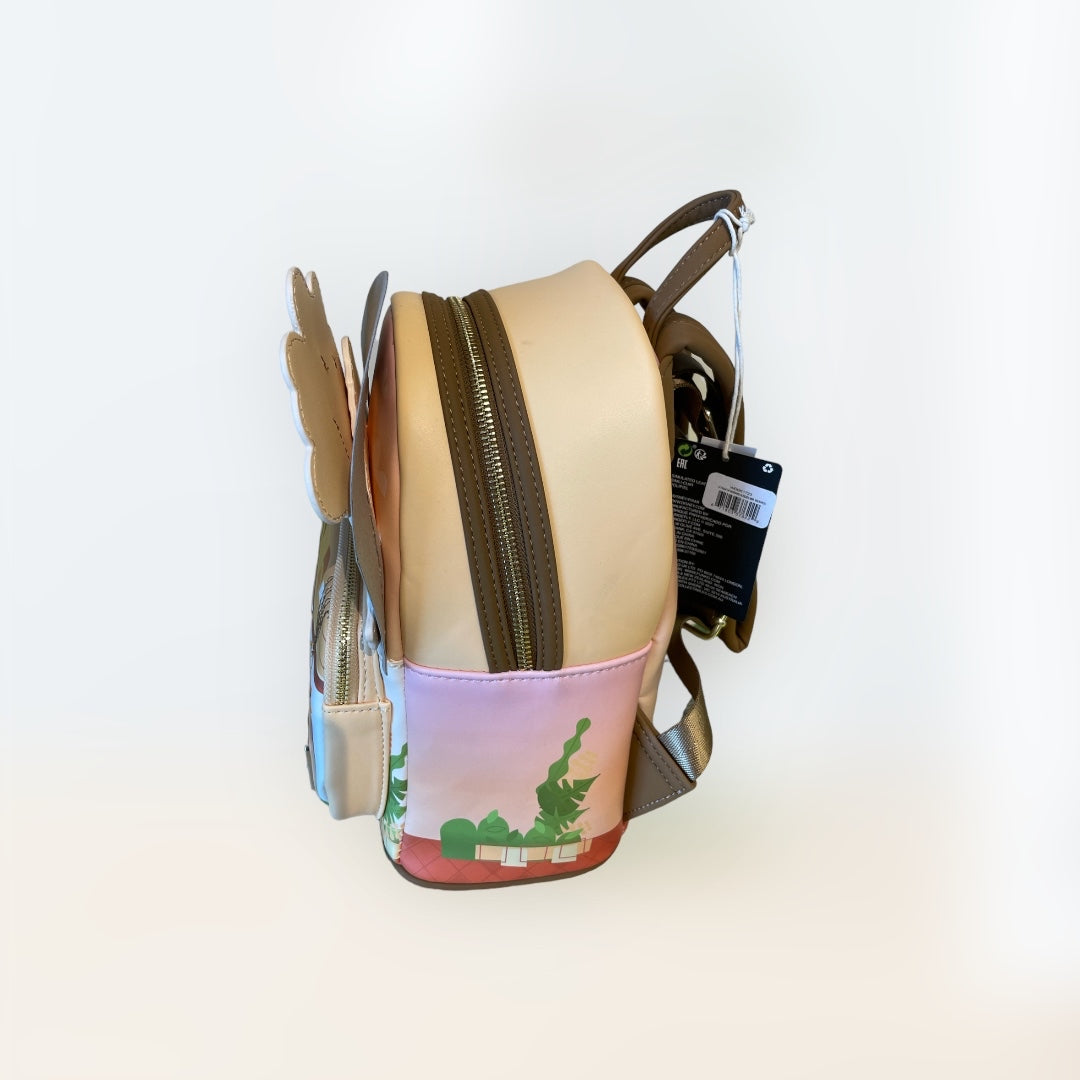 Loungefly Disney Pixar Up Working Buddies Womens Double Strap Shoulder Bag Purse,One Size