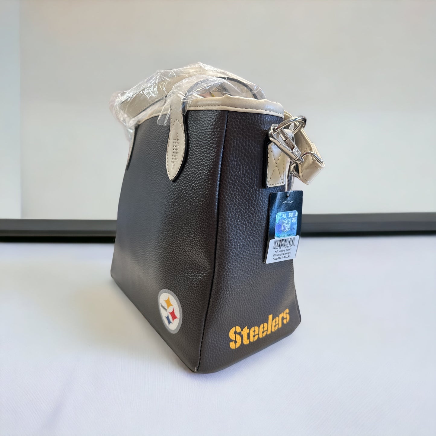 Steelers Victory Vegan Leather Tote Bag