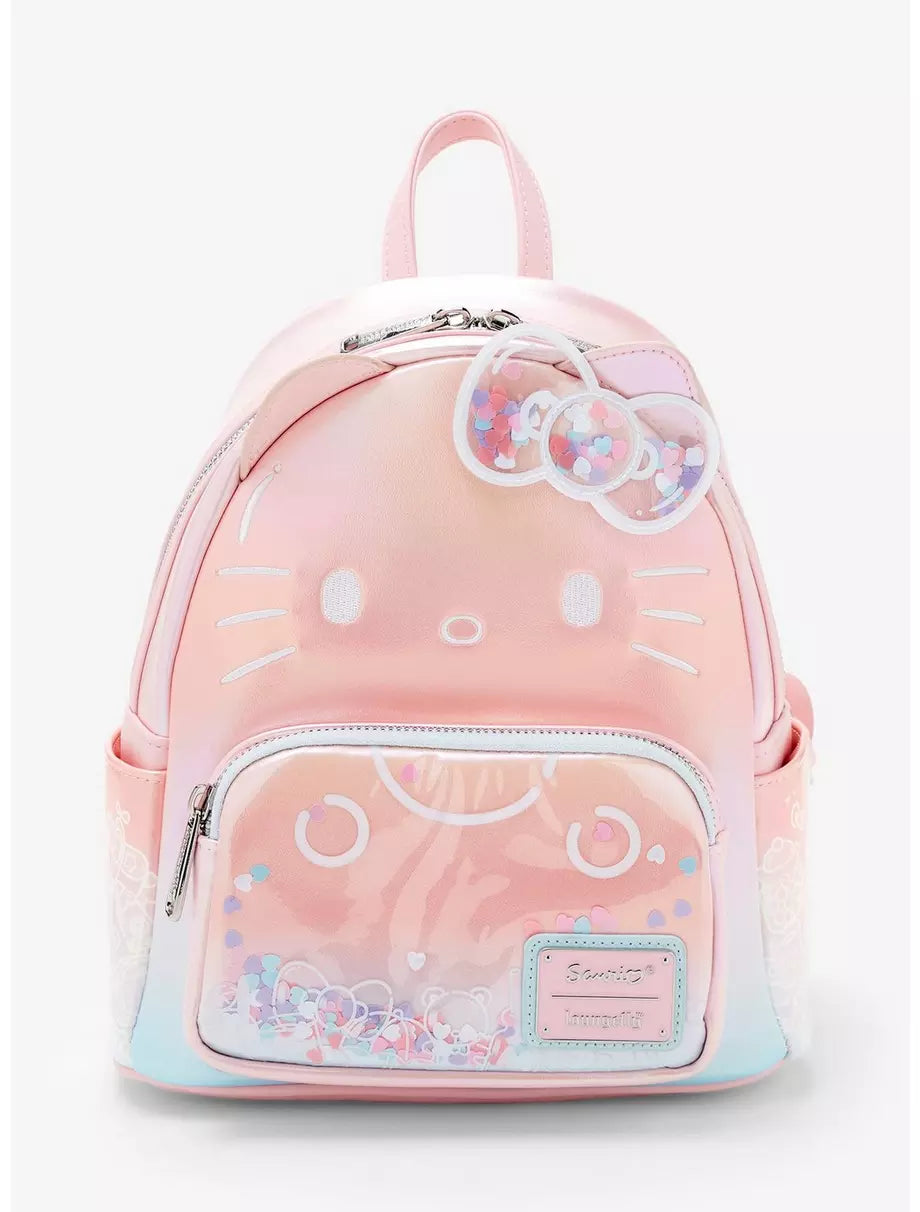 hello kitty backpack silver Loungefly Hello Kitty Confetti Pastel Mini Backpack – Silver Co. + Melbourne