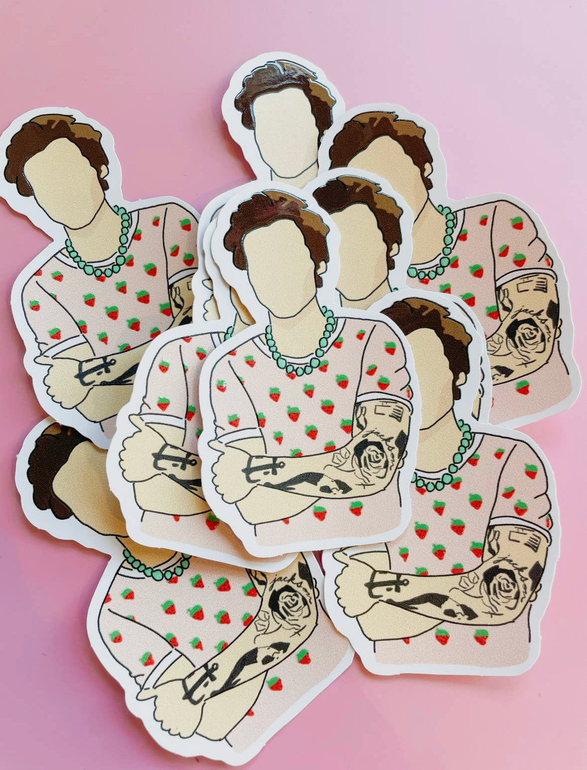 Strawberry Harry Styles Sticker