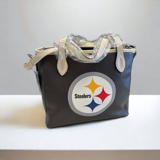 Steelers Victory Vegan Leather Tote Bag