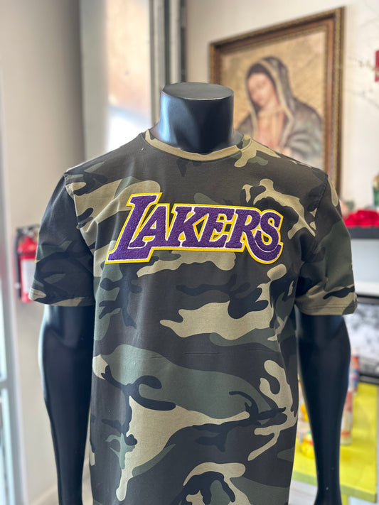 Los Angeles Lakers Camo Shirt