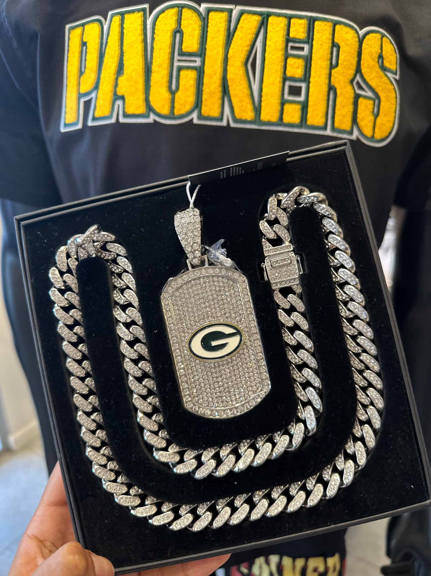 Greenbay Packers Cuban Chain