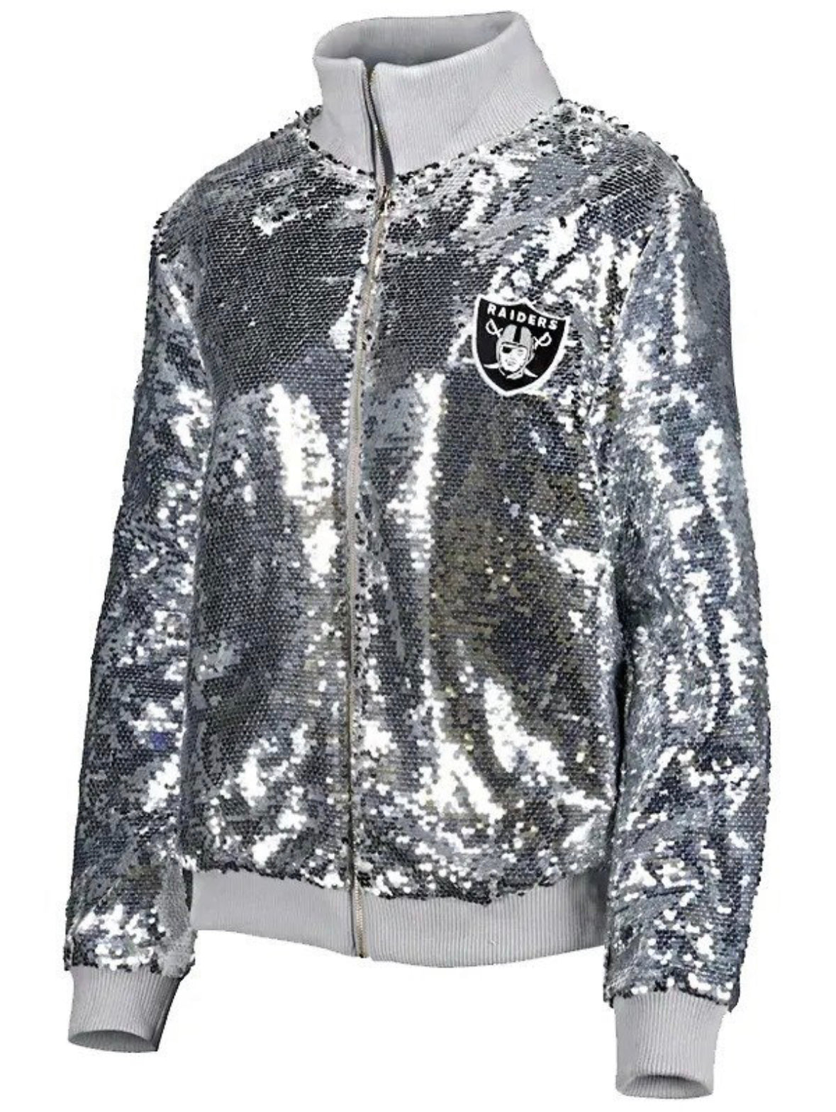 Raiders Silver Sequin Jacket