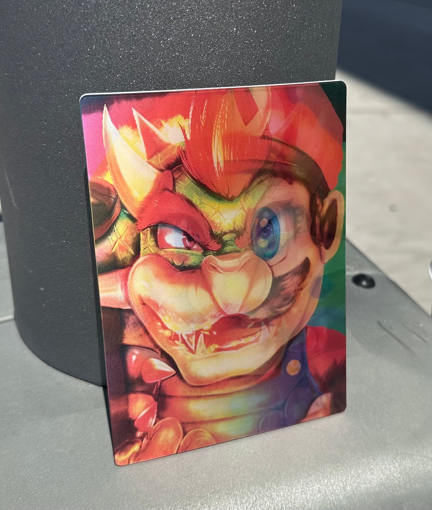 Mario Princess Peach Bowser 3D Sticker Decal