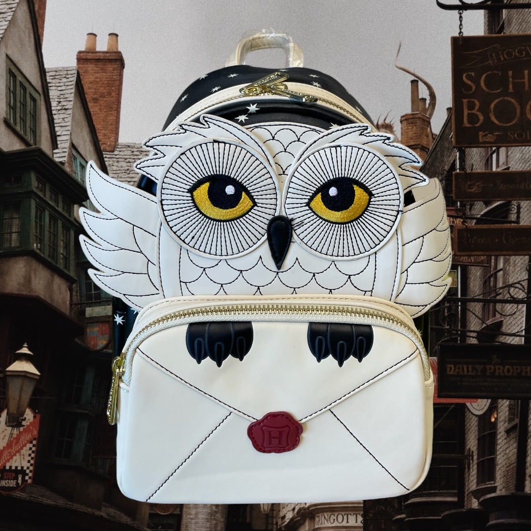 Loungefly Harry Potter Hedwig Howler Womens Double Strap Shoulder Bag Purse