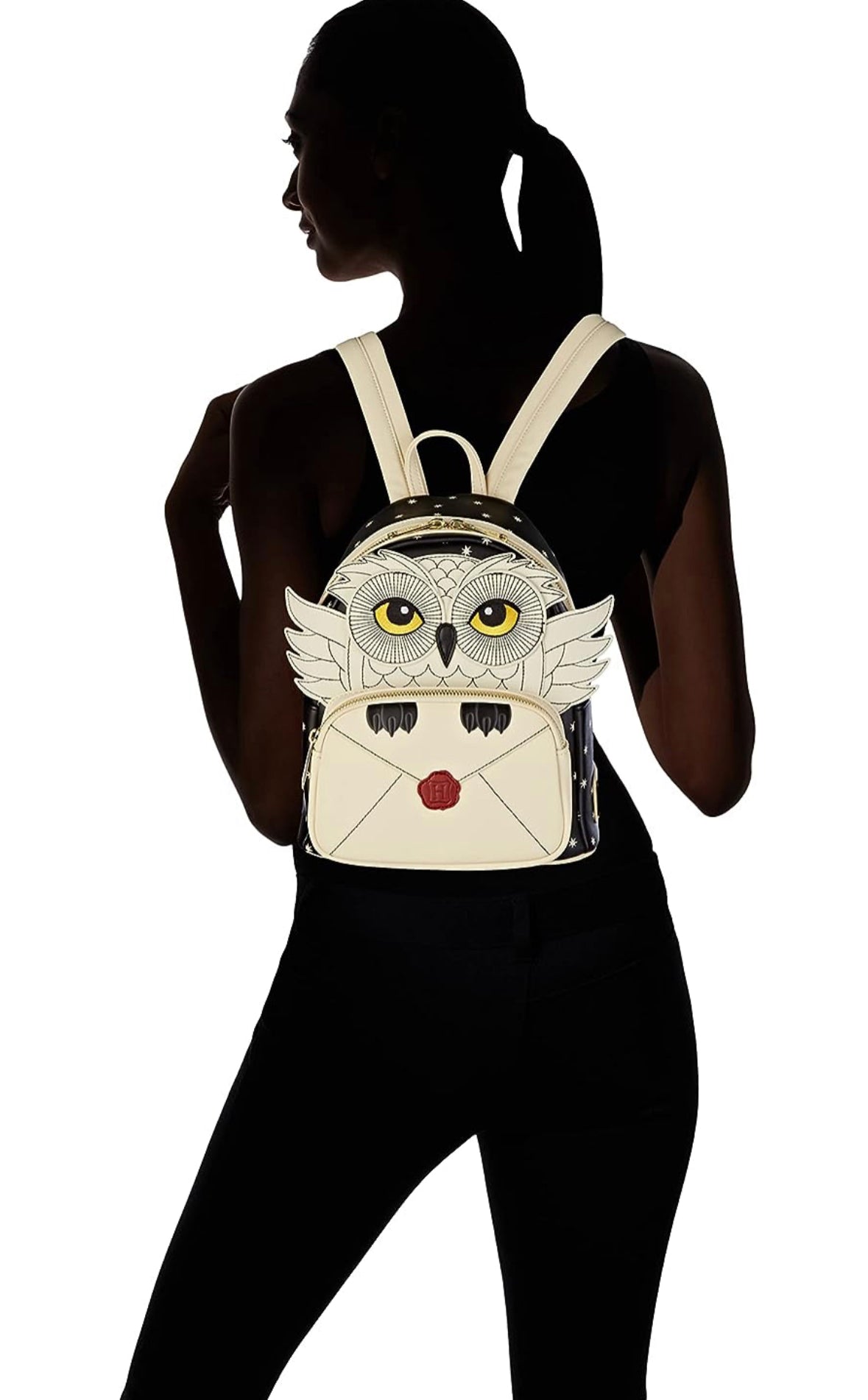 Loungefly Harry Potter Hedwig Howler Womens Double Strap Shoulder Bag Purse