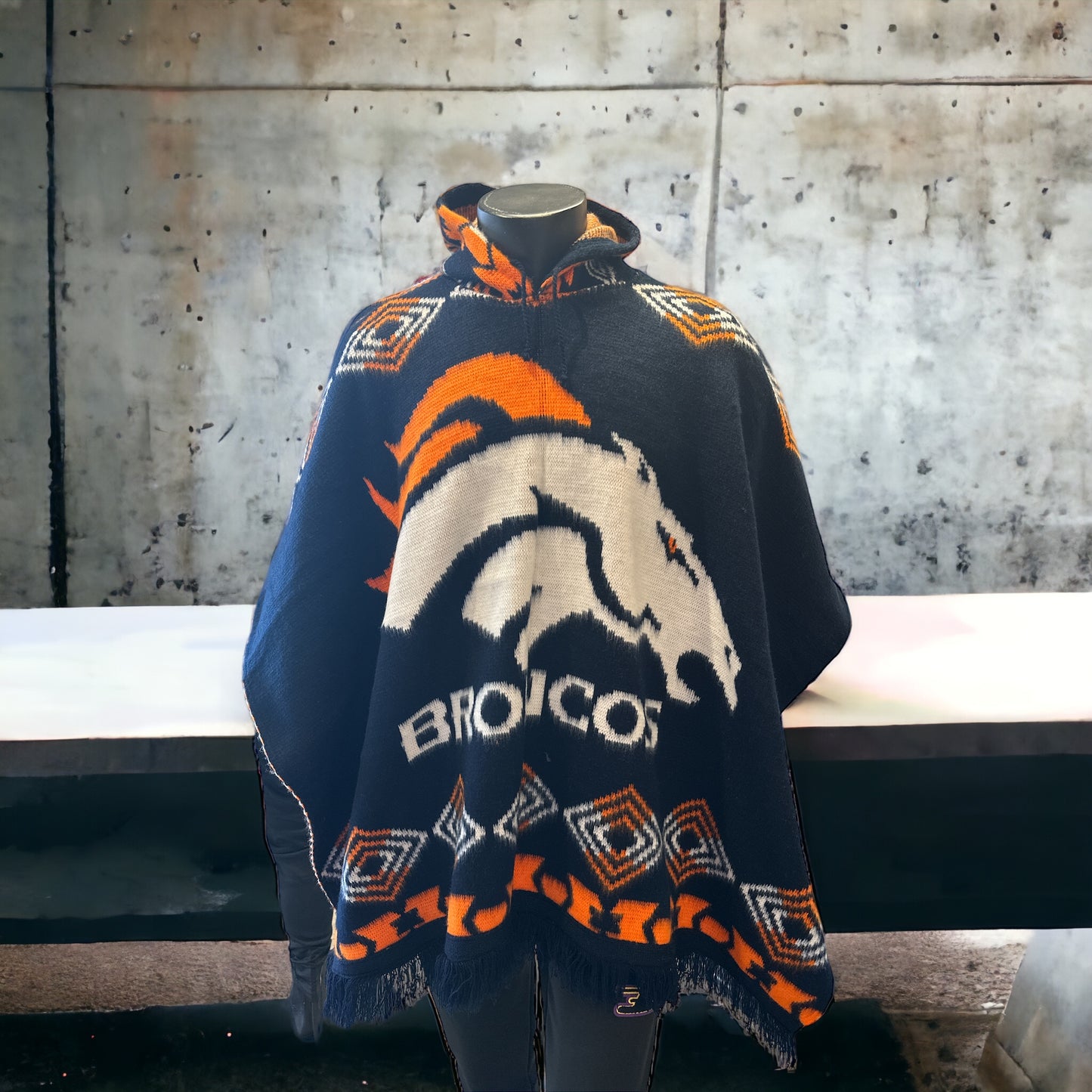 Denver Broncos Poncho