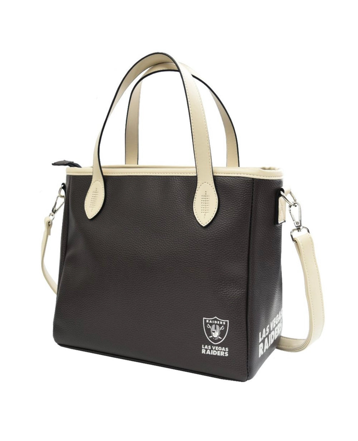 Las Vegas Raiders Victory Vegan Leather Tote Bag