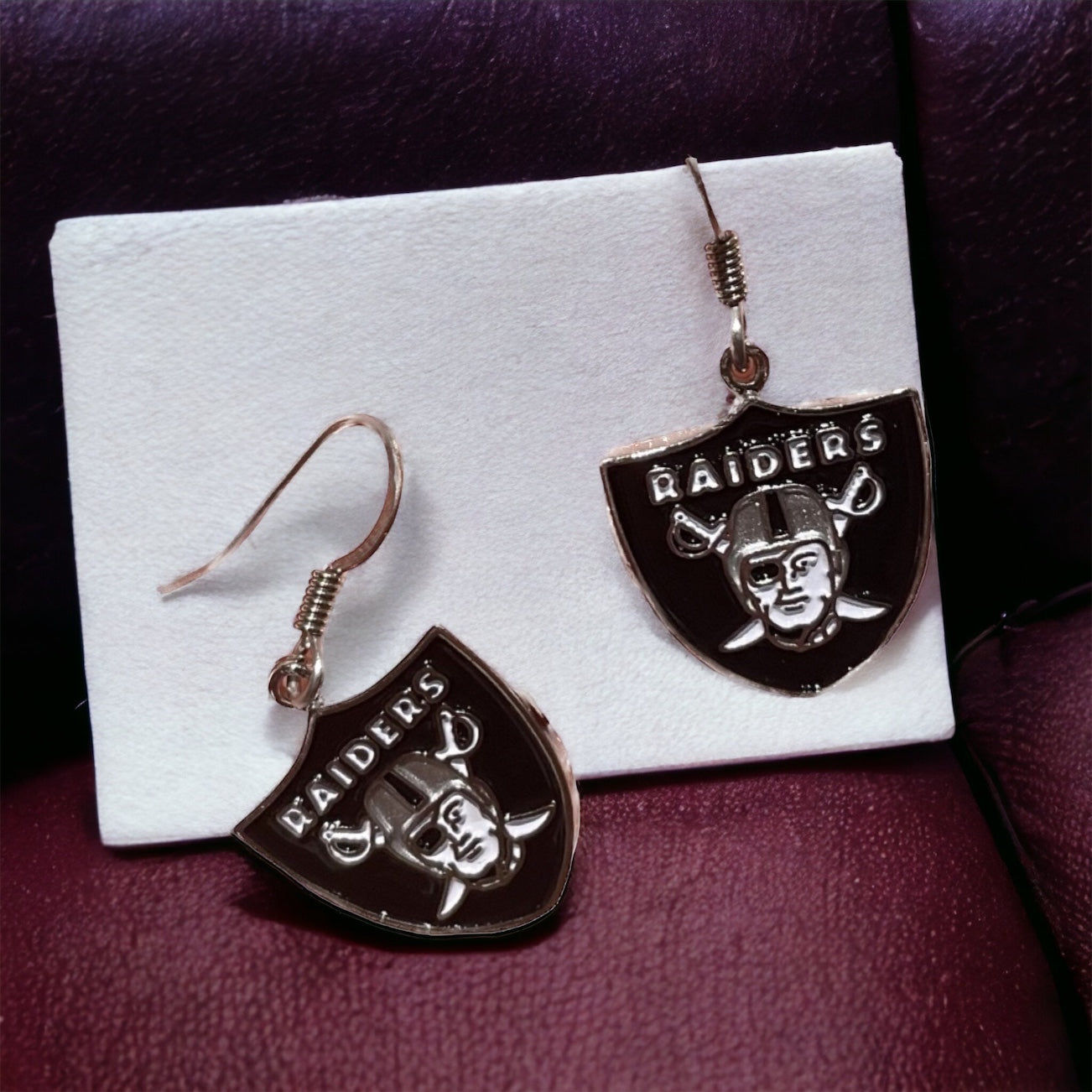 Raiders- Eagles- Dolphins Dangle Earrings
