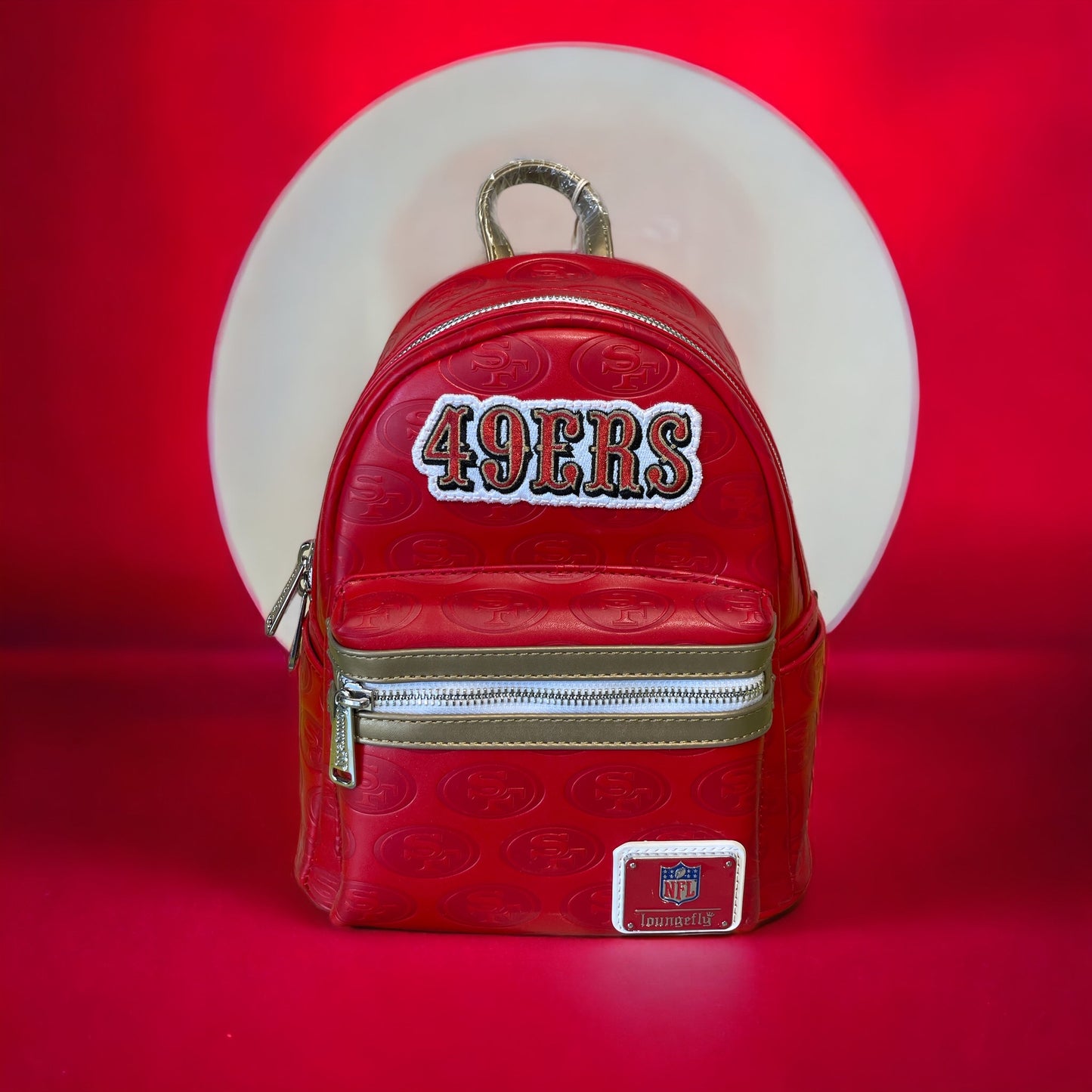 San Francisco 49ers logo mini backpack