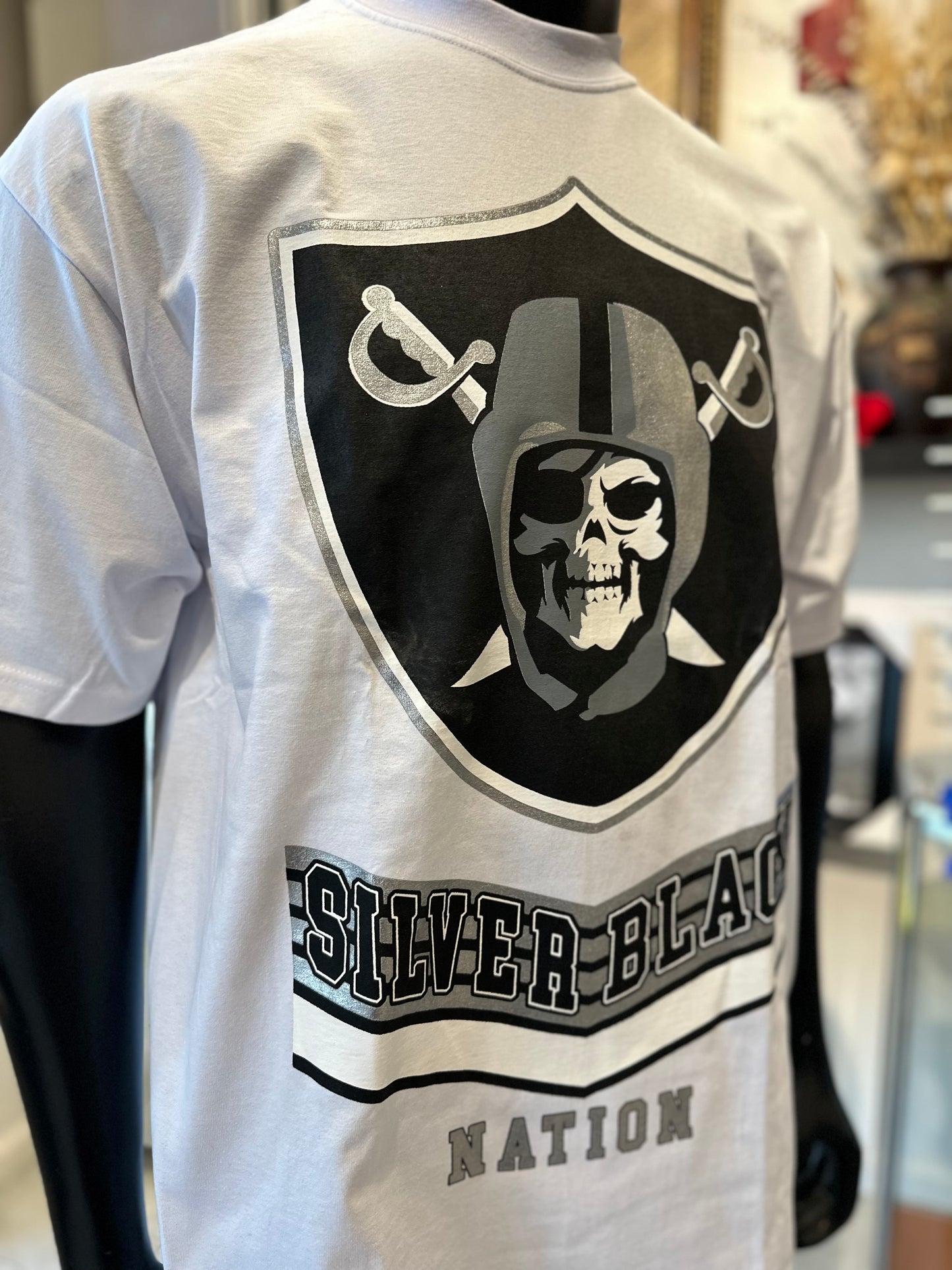 Raiders Black & White Shirt