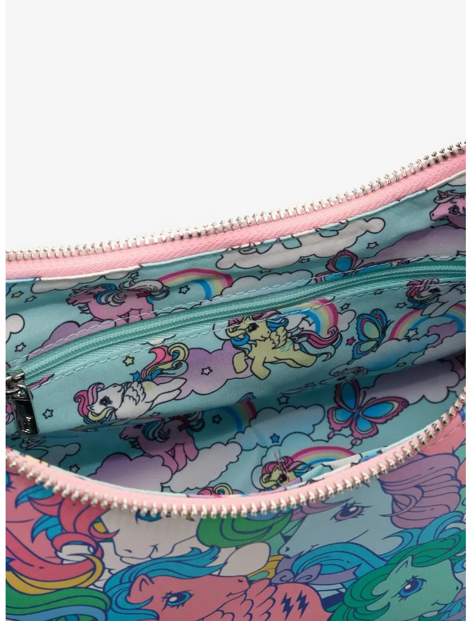 My Little Pony Large All-Over Print Crossbody Bag with Coin Bag