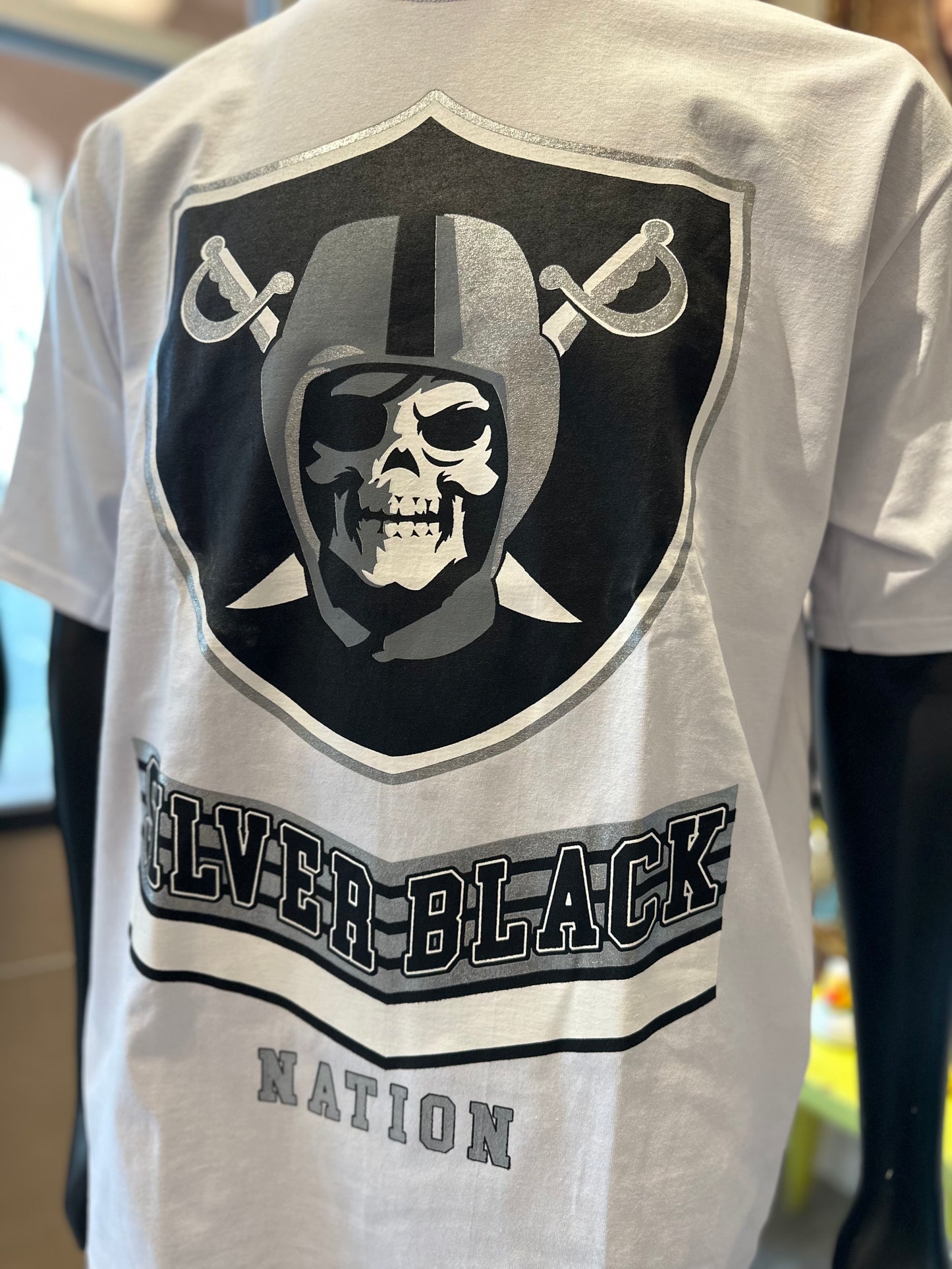 Raiders Black & White Shirt