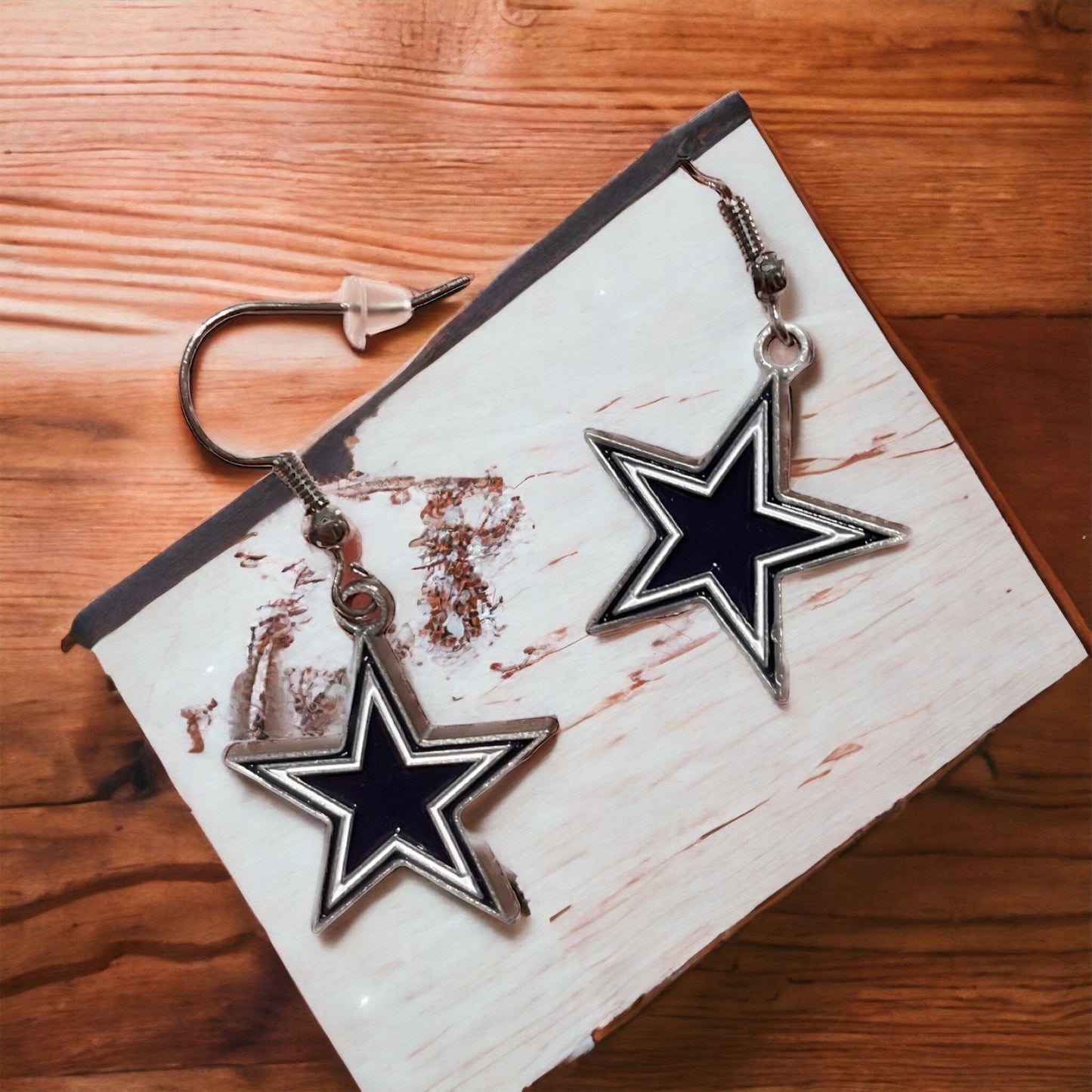 Cowboys NFL Dangle Earrings