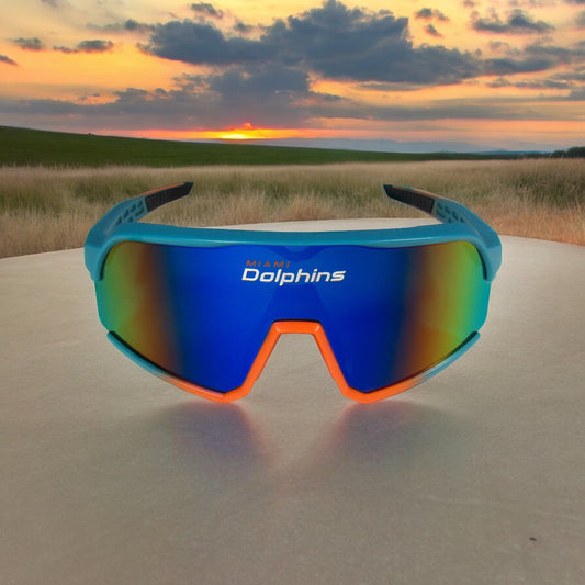 Miami Dolphins Navigator Shield Sunglasses