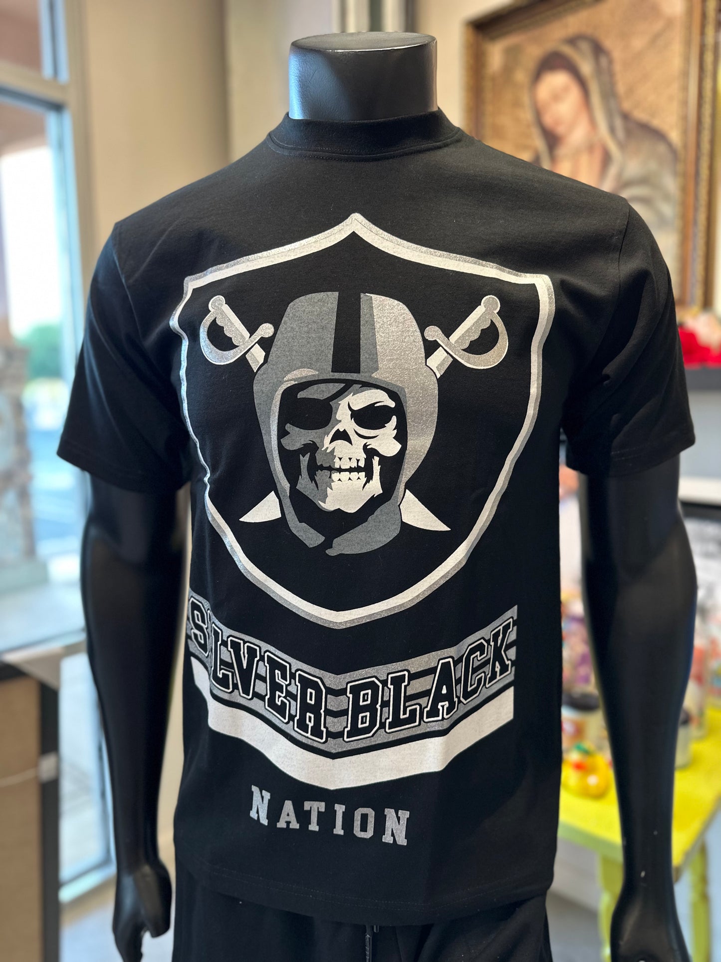 Raiders Black & White Shirt