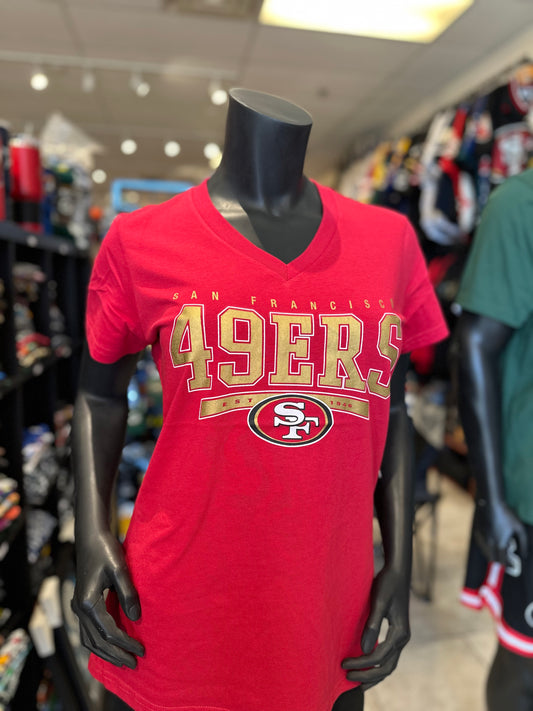 Women's G-III NFL V-Neck Tee