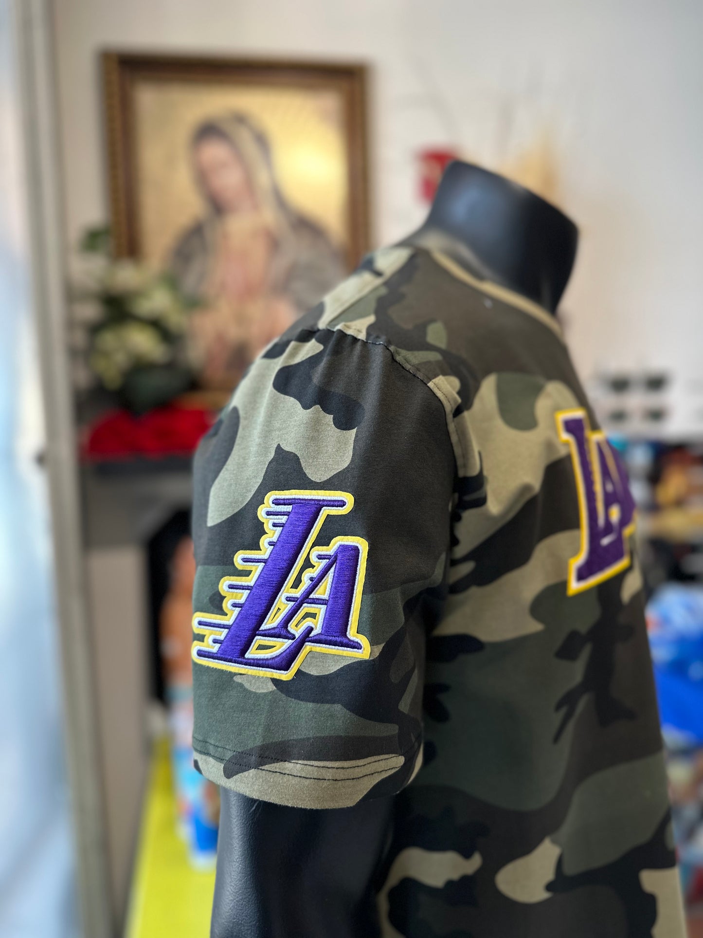 Los Angeles Lakers Camo Shirt