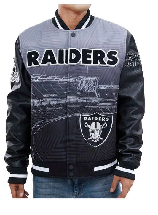 LAS VEGAS RAIDERS VARSITY JACKET