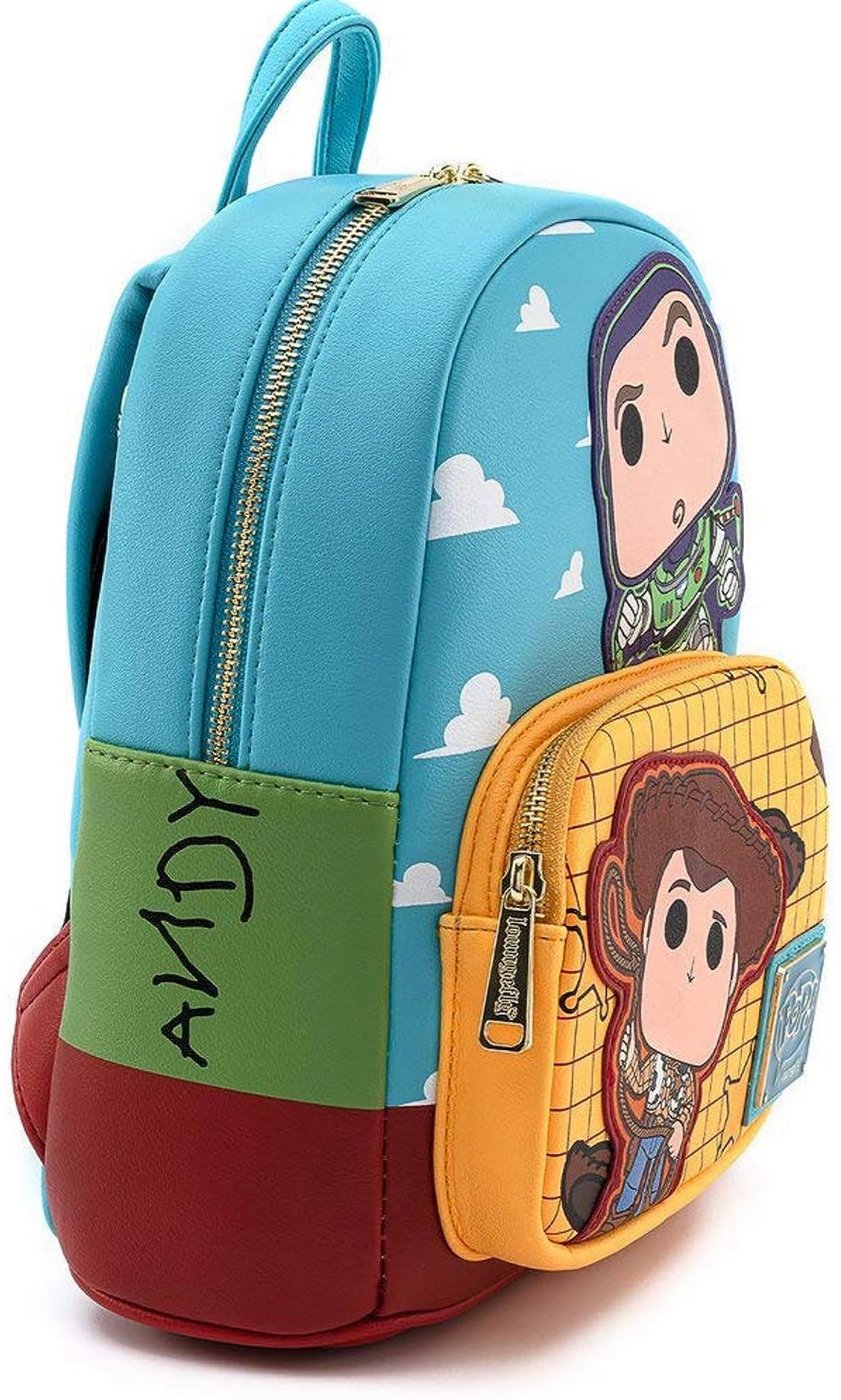 Loungefly Disney POP Toy Story Buzz and Woody Womens Double Strap Shoulder Bag Purse
