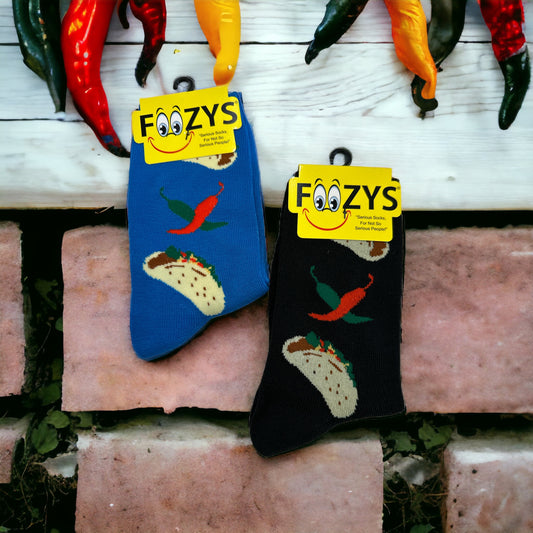 Tacos & Chili - Novelty Themed Socks