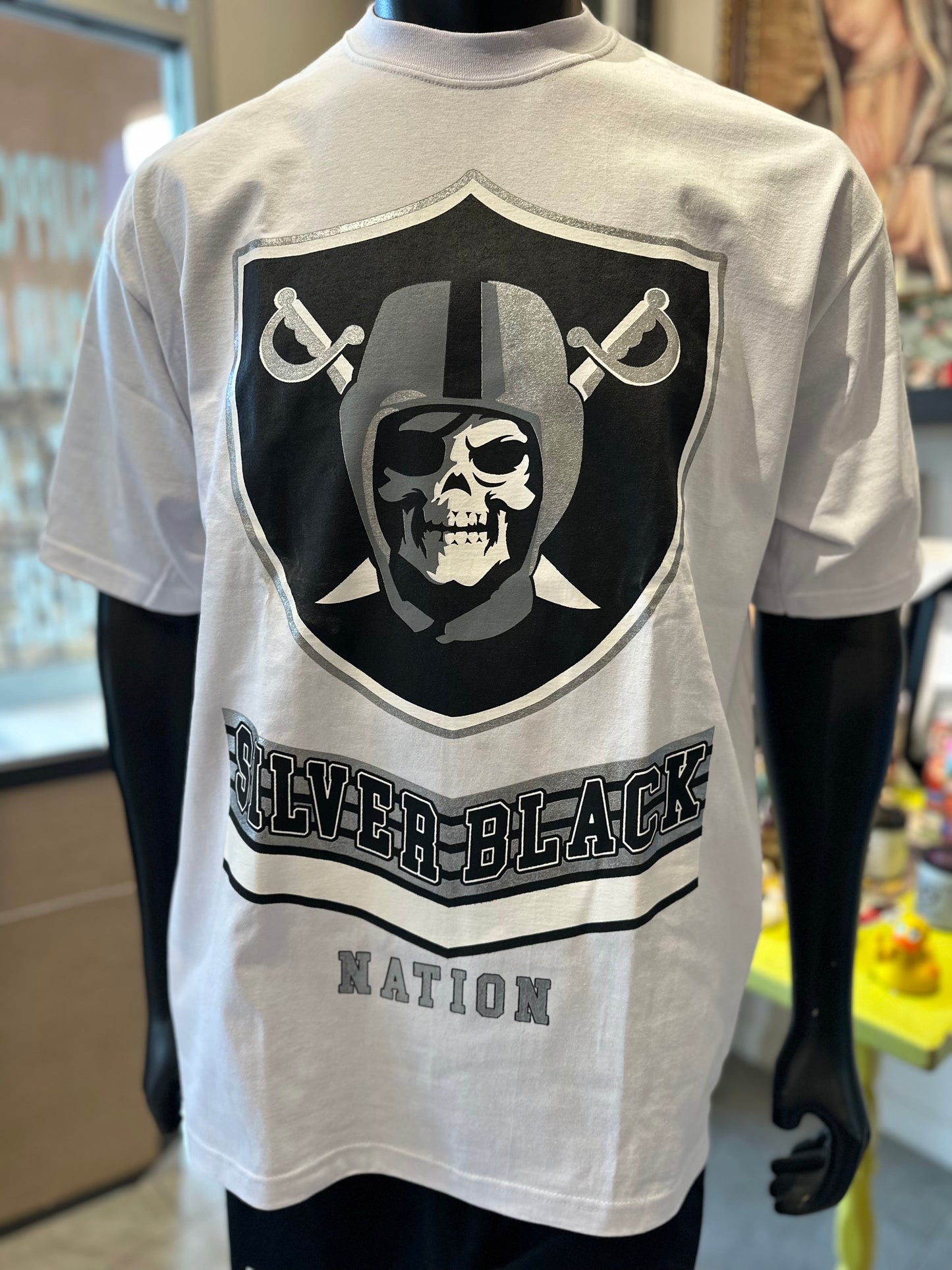 Raiders Black & White Shirt