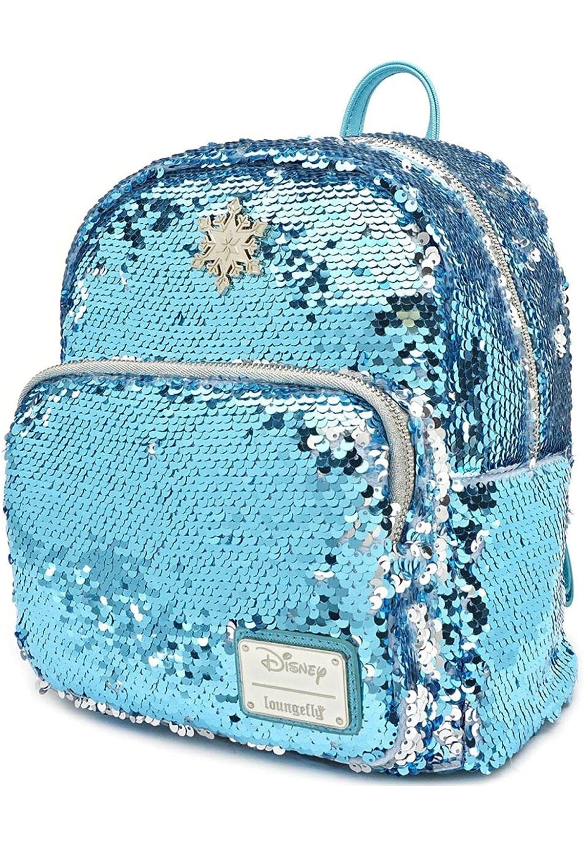Loungefly Disney Frozen Elsa Reversible Sequin Mini Backpack
