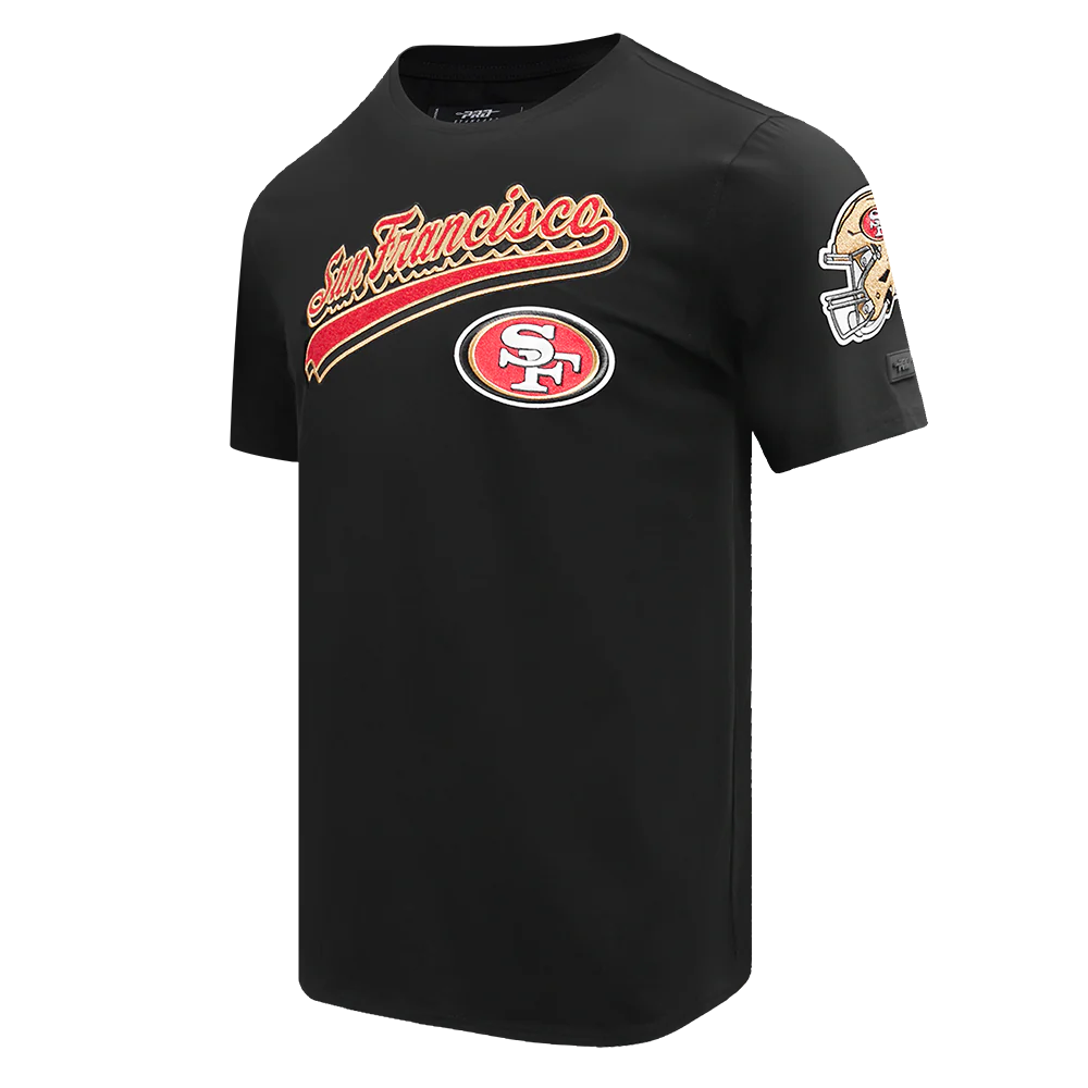 NFL SAN FRANCISCO 49ERS SCRIPT TAIL TEE