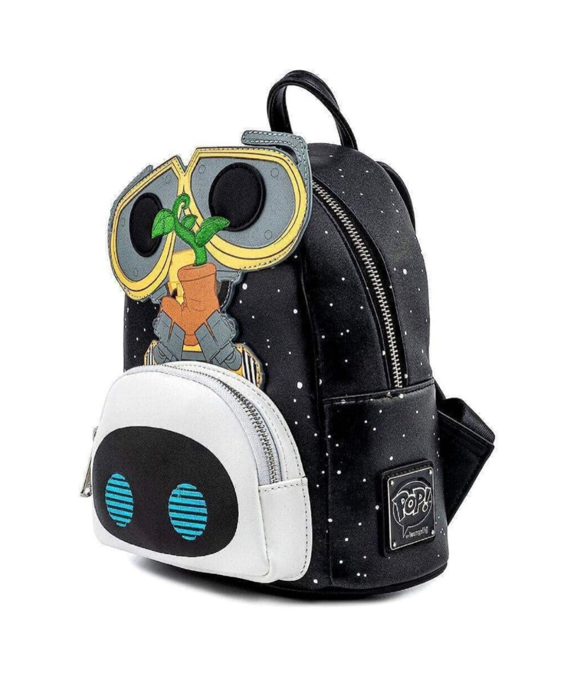 Loungefly POP Disney Pixar Wall-E Eve Boot Earth Day Womens Double Strap Shoulder Bag Purse