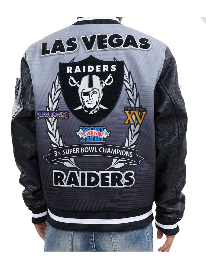 LAS VEGAS RAIDERS VARSITY JACKET