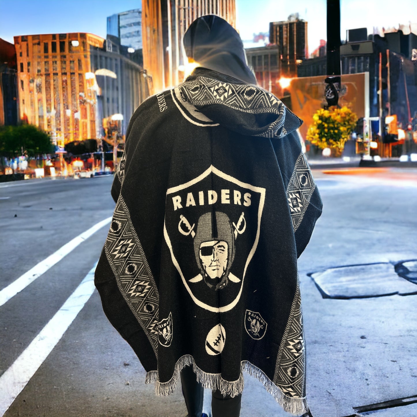 Raiders Poncho