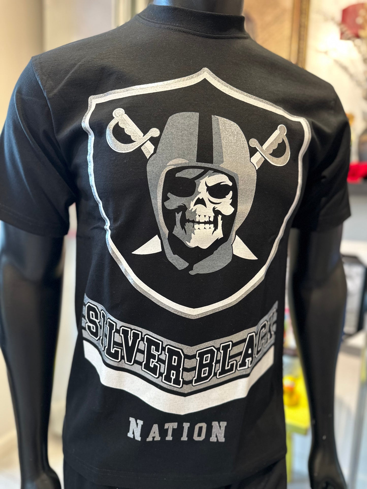 Raiders Black & White Shirt