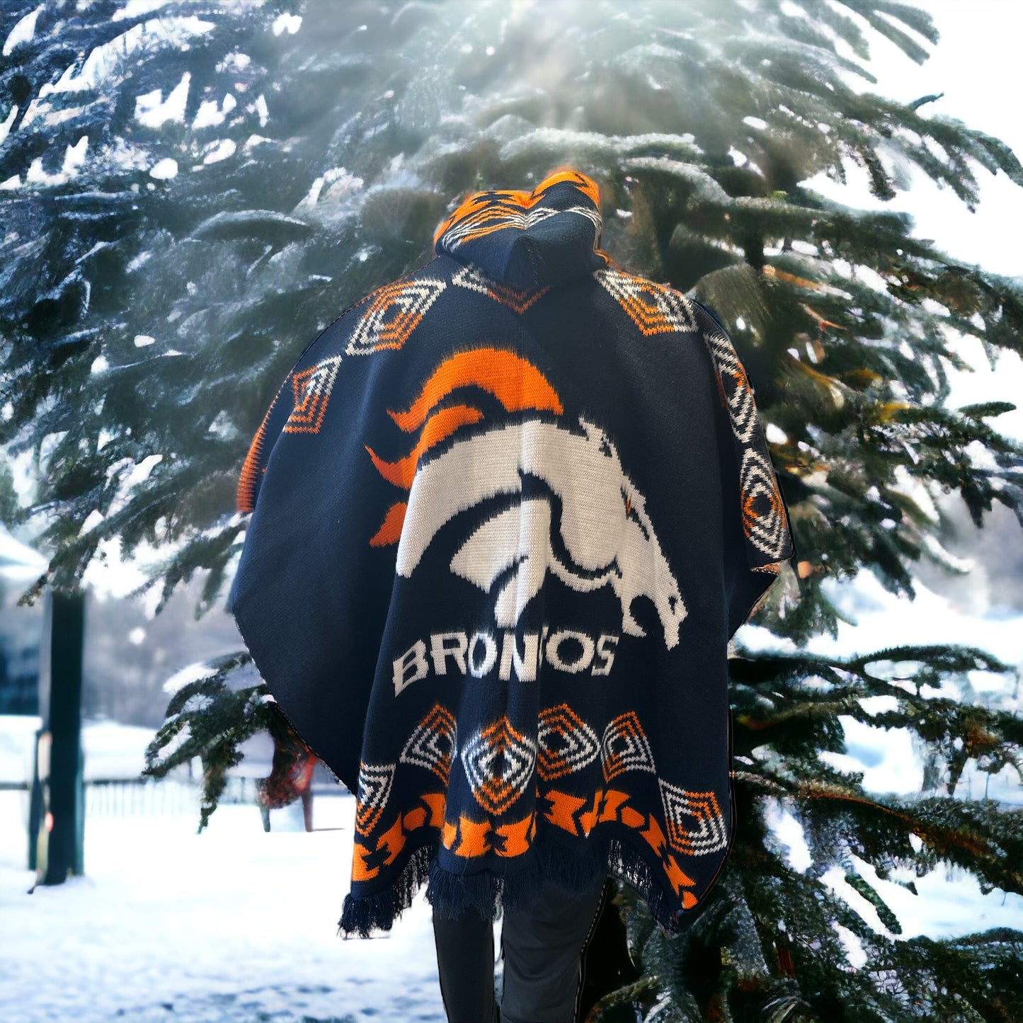 Denver Broncos Poncho