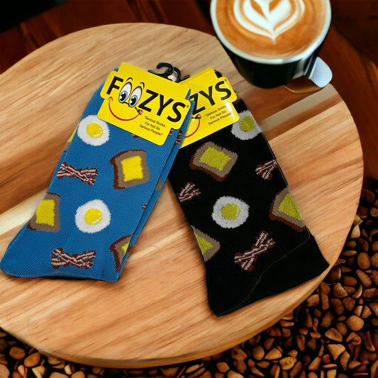 Breakfast- Themed Novelty Socks