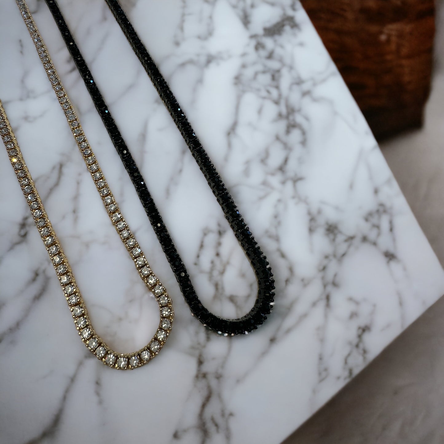 Cubic Zirconia Tennis Necklace
