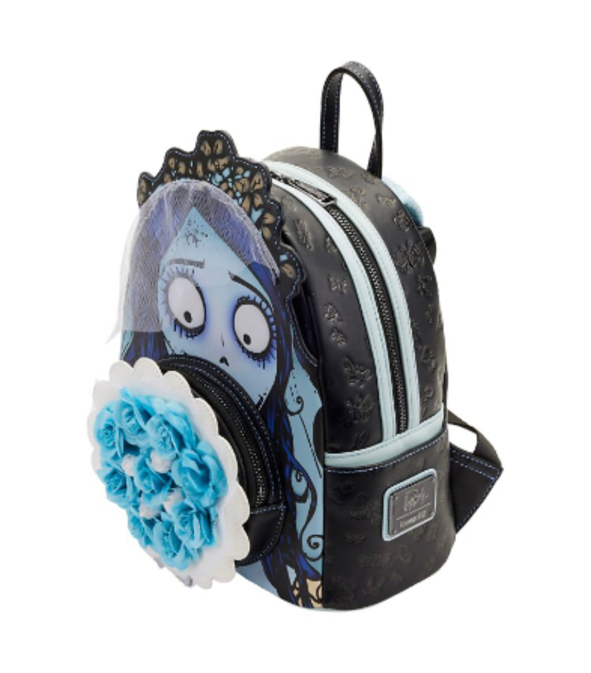 Loungefly Corpse Bride Emily Bouquet Womens Double Strap Shoulder Bag Purse