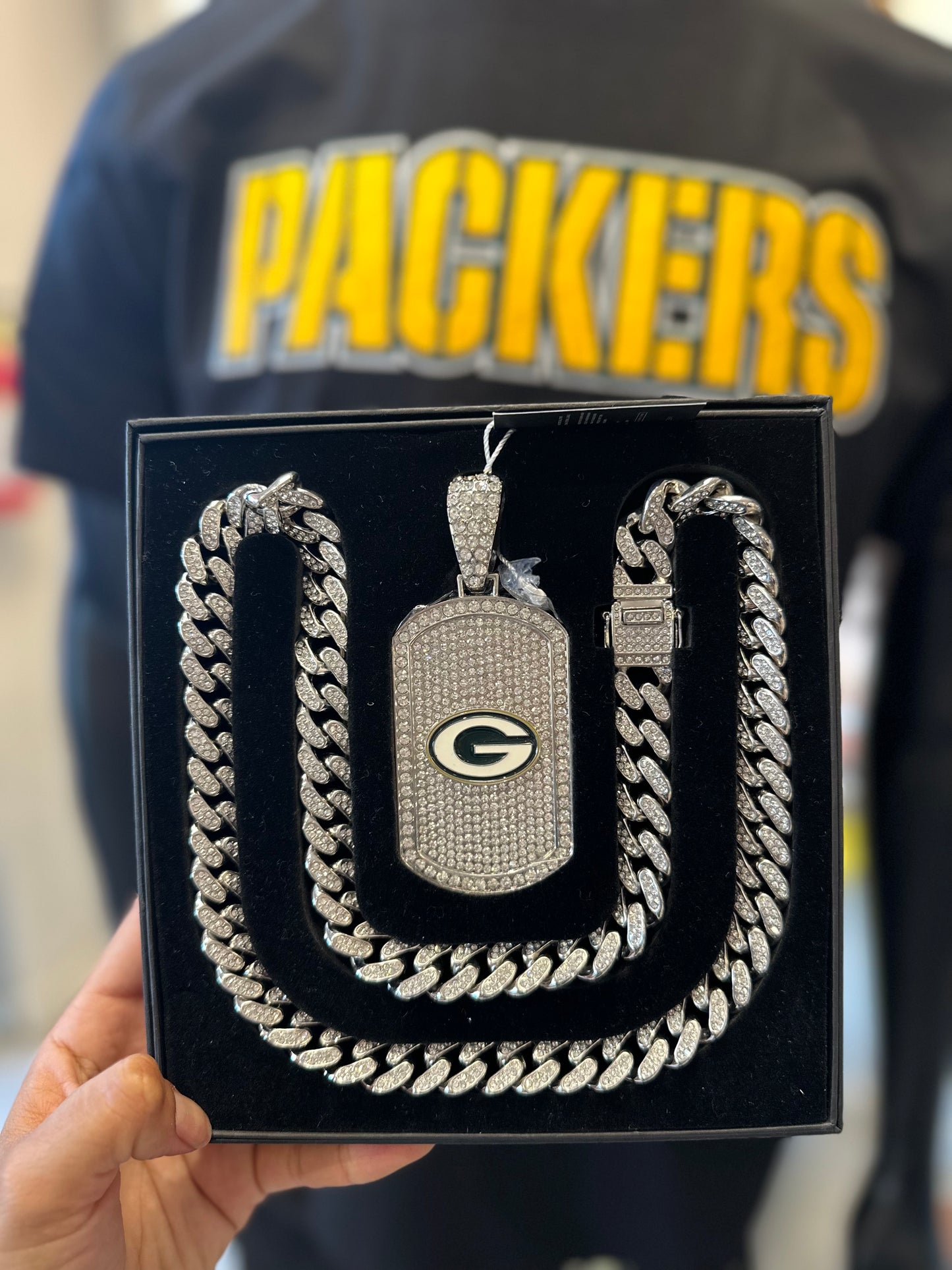 Greenbay Packers Cuban Chain