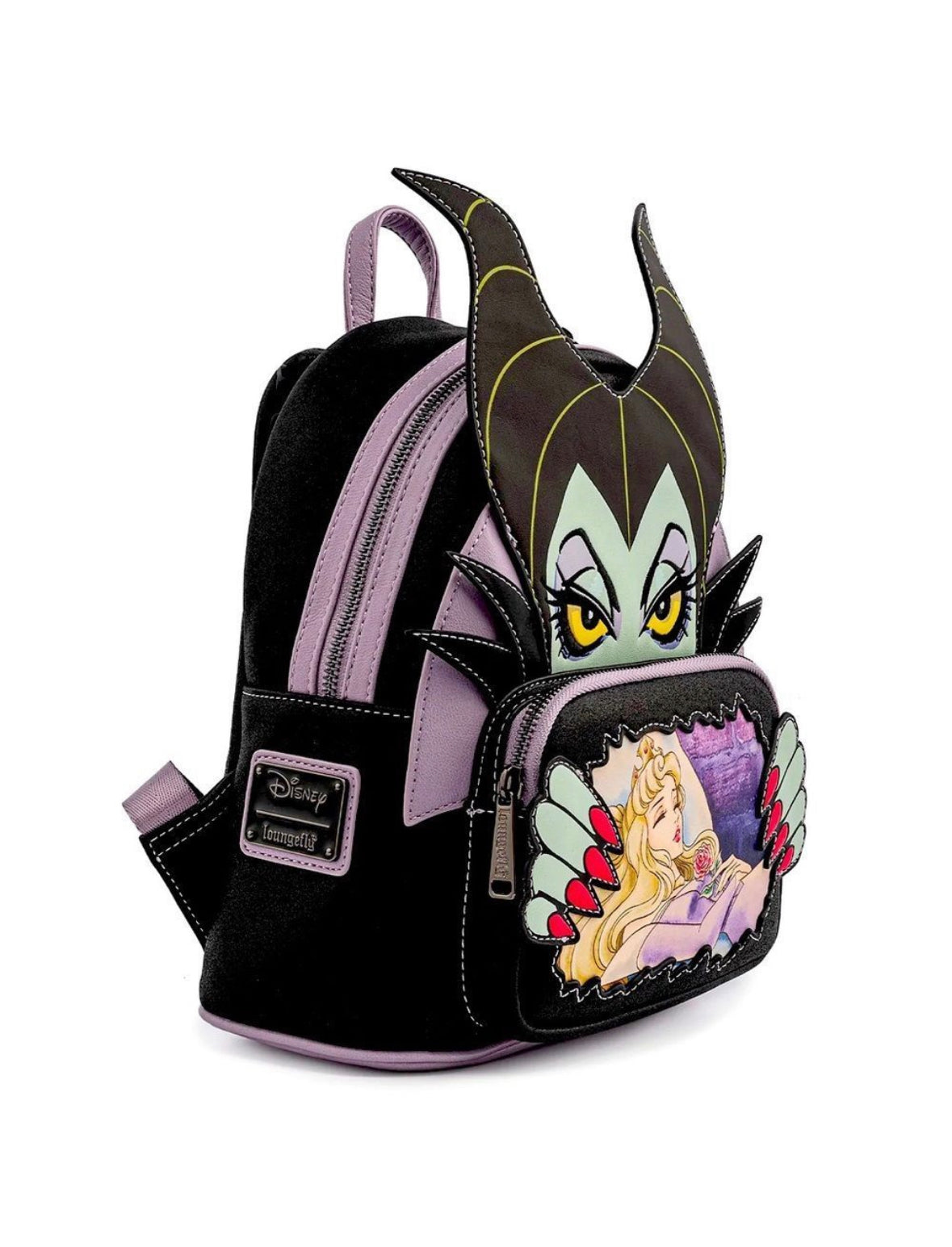 Loungefly Disney Villains Scene Maleficent Sleeping Beauty Womens Double Strap Shoulder Bag Purse