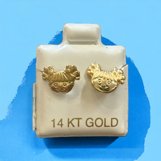 14K Gold La Chilindrina Earrings