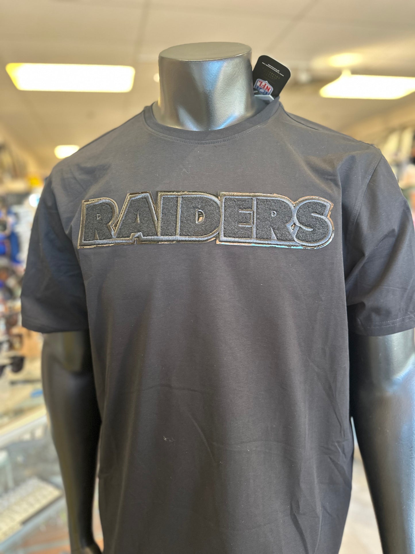 RAIDERS TRIPLE BLACK LOGO SHIRT