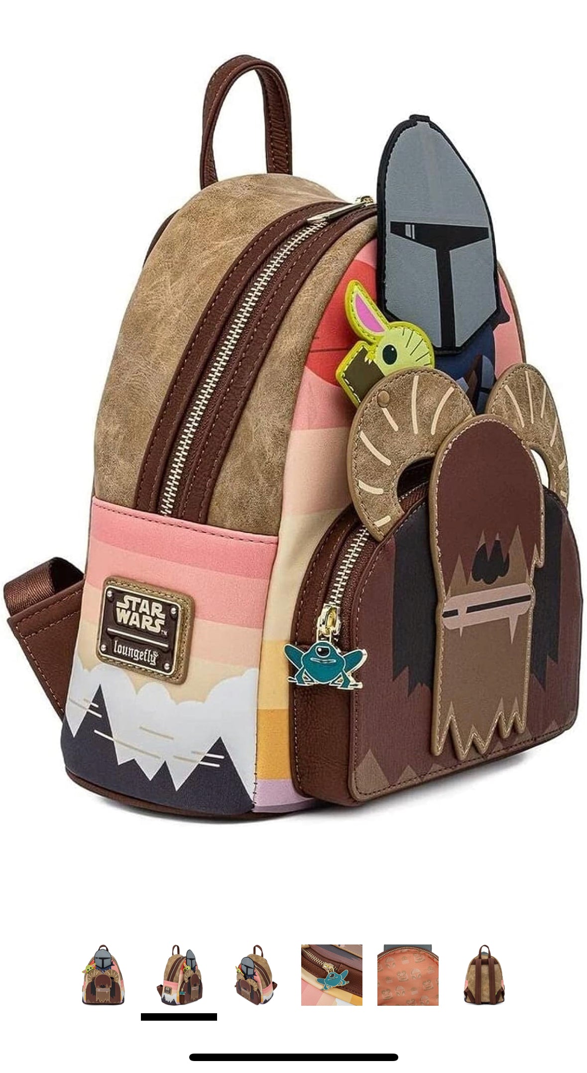 Loungefly Star Wars Mandalorian Bantha Ride Mini Backpack