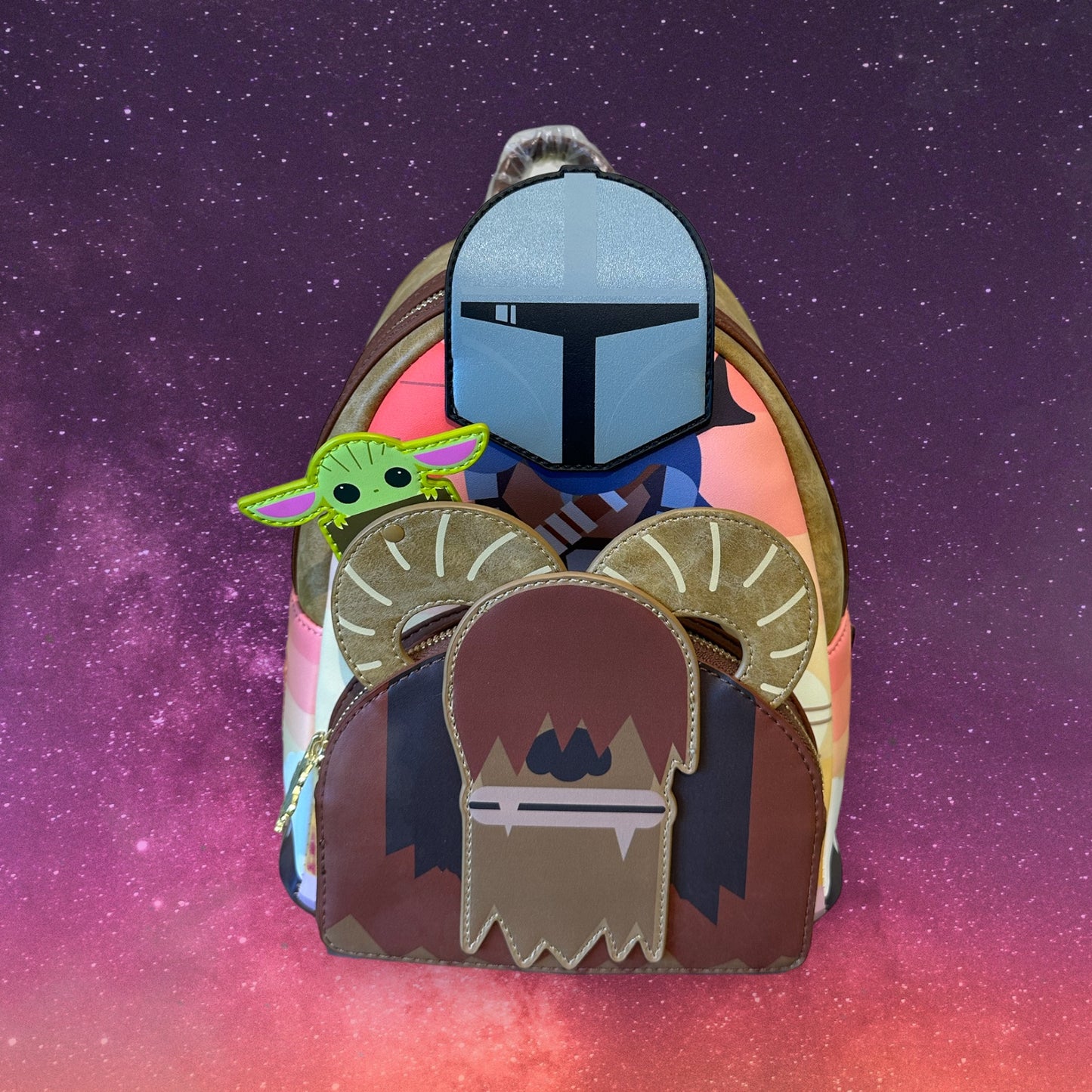 Loungefly Star Wars Mandalorian Bantha Ride Mini Backpack